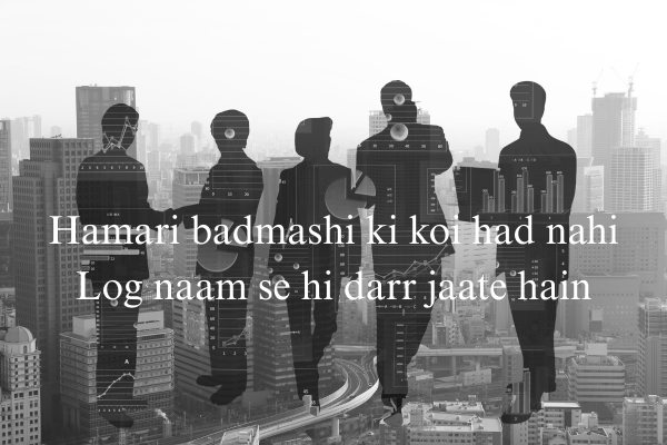 Gangster Badmashi Shayari