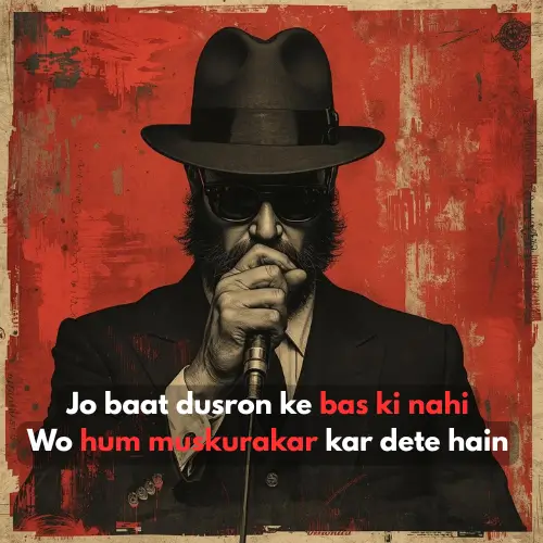 Gangster Shayari in hindi