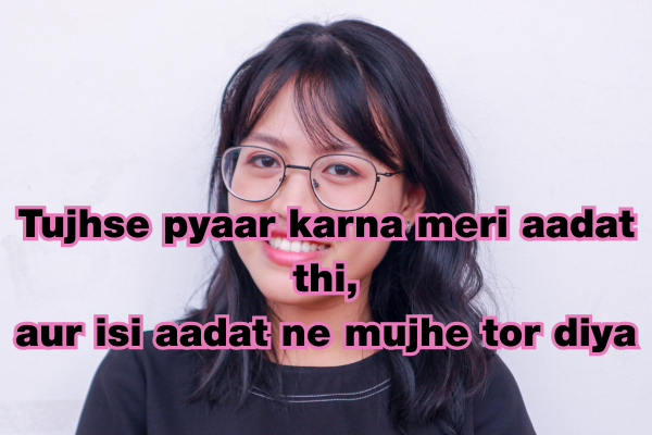 Hindi Sad Shayari in English