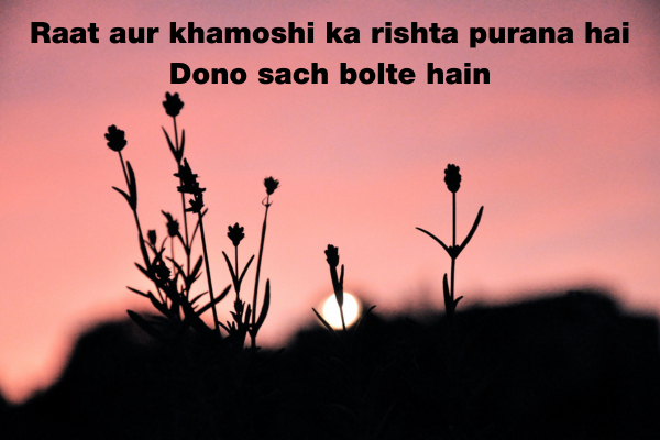 Khamoshi Shayari