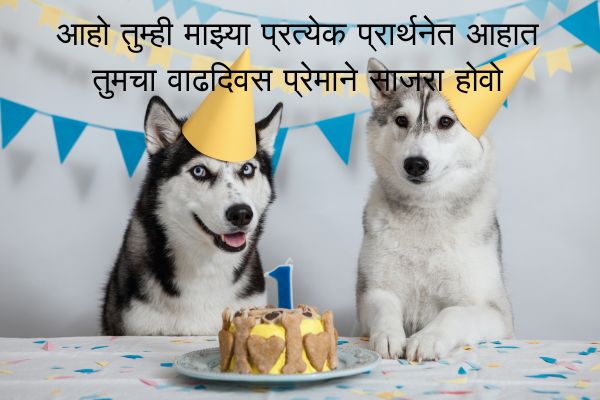 Happy Birthday Aho in Marathi
