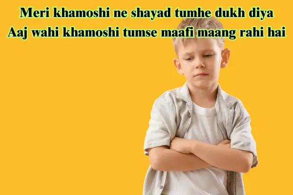 sorry shayari in english