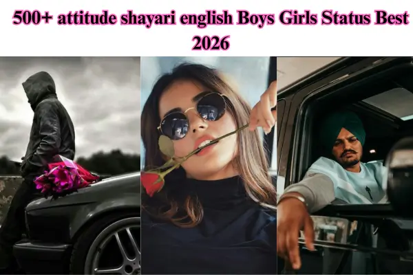 attitude shayari english