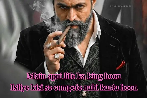 attitude shayari english