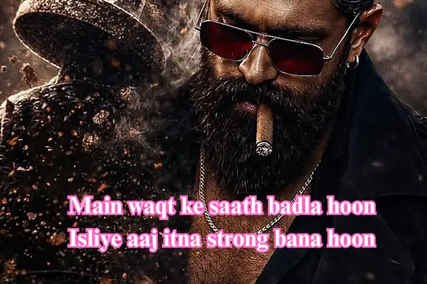 attitude shayari english