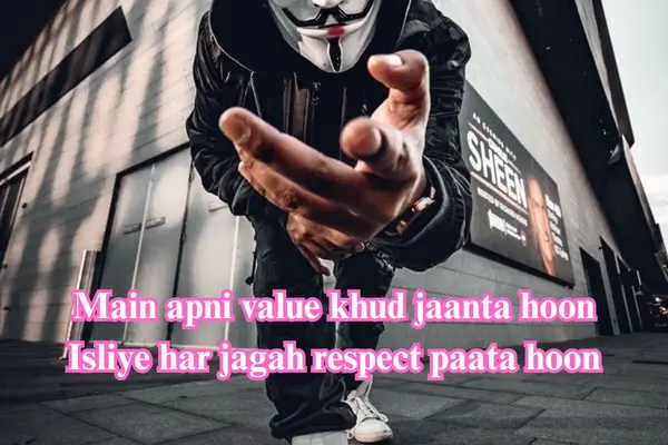 attitude shayari english