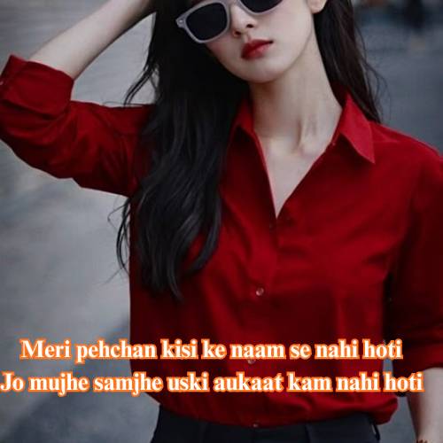 Attitude Shayari for Girls